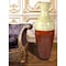 Uniquewise 43 in. Tall Bamboo Floor Vase, Red and Natural QI003244 - alternate 1